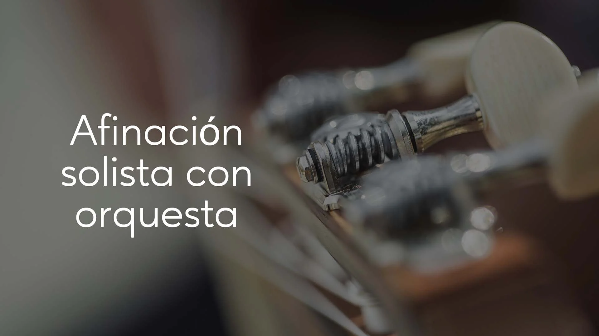 Afinación solista con orquesta