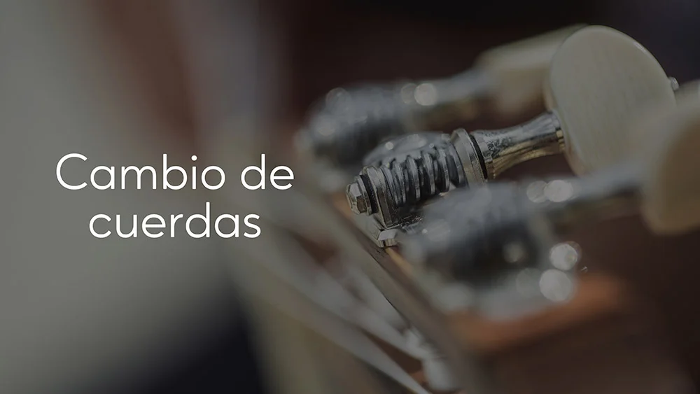 Cambio de cuerdas