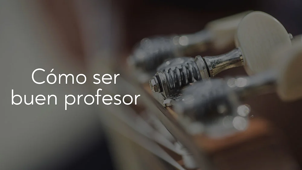 Cómo ser buen profesor