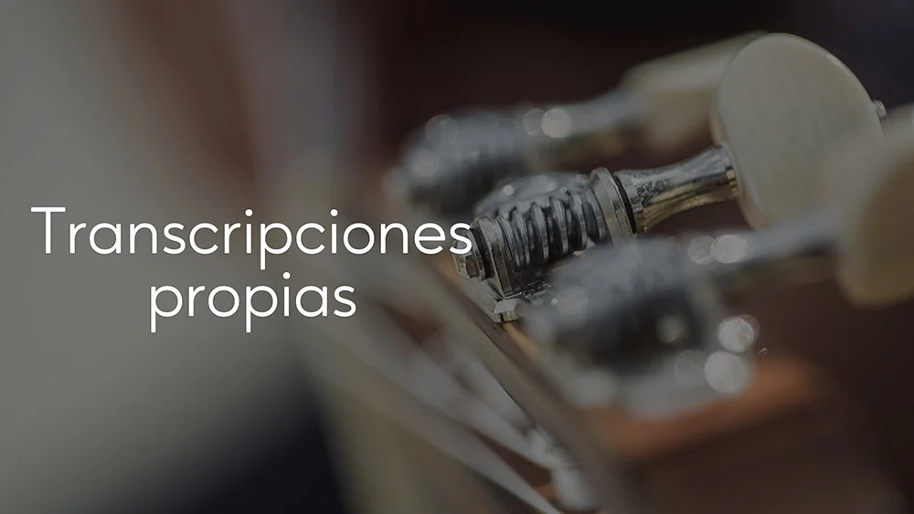 Transcripciones propias