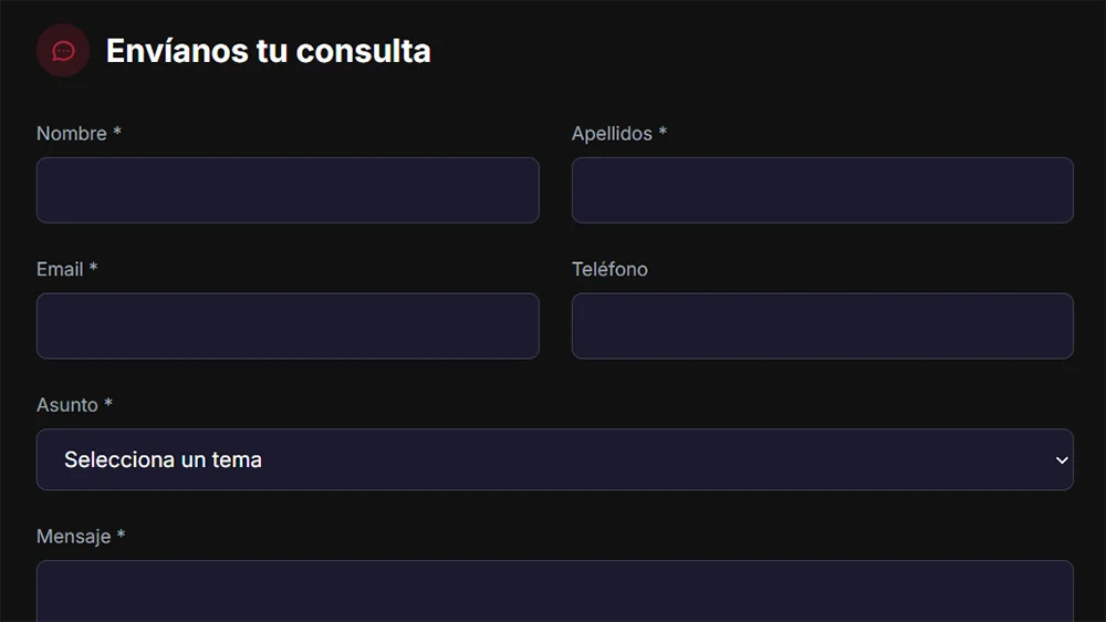 Soporte Personalizado