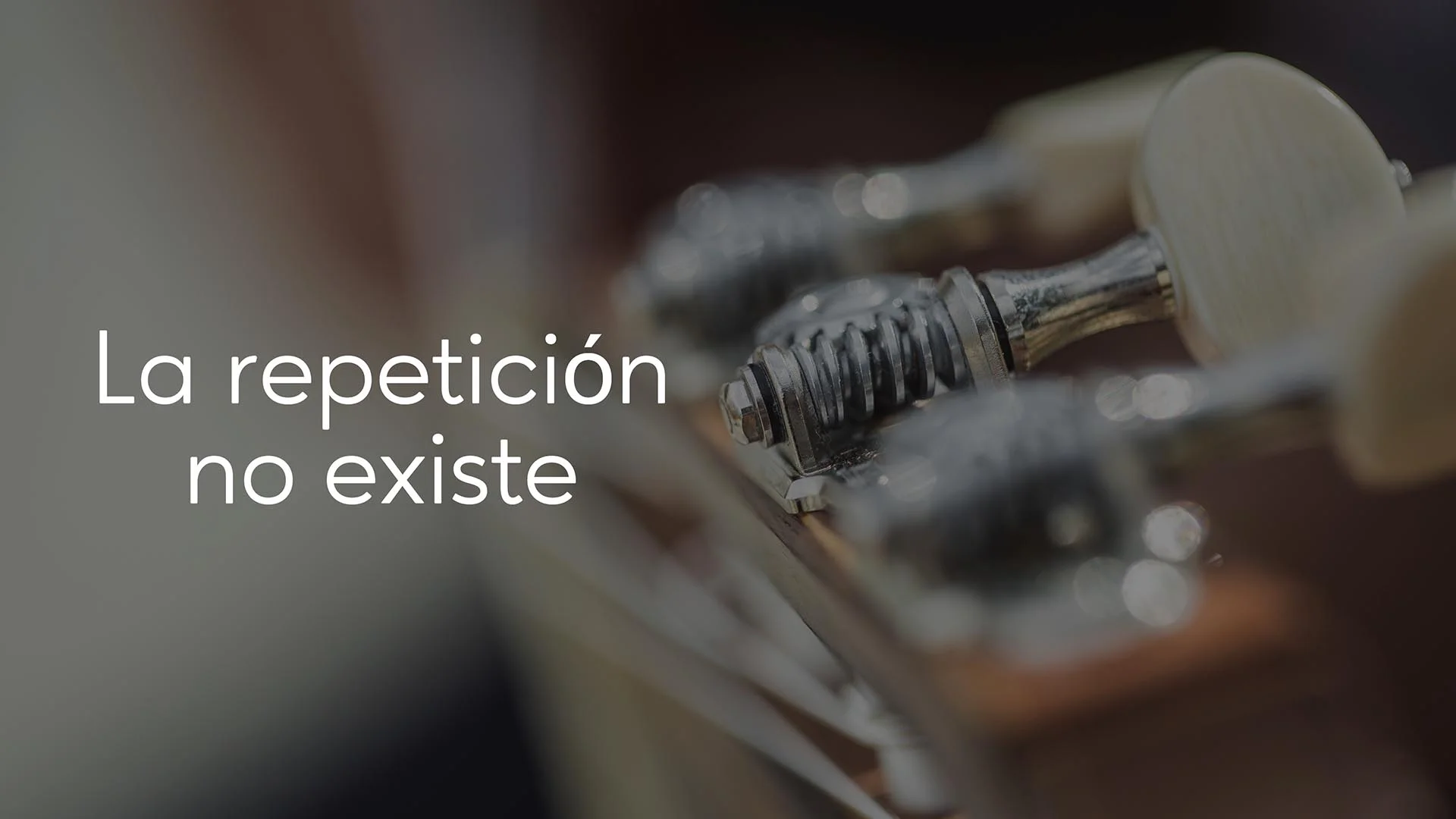 La repetición no existe