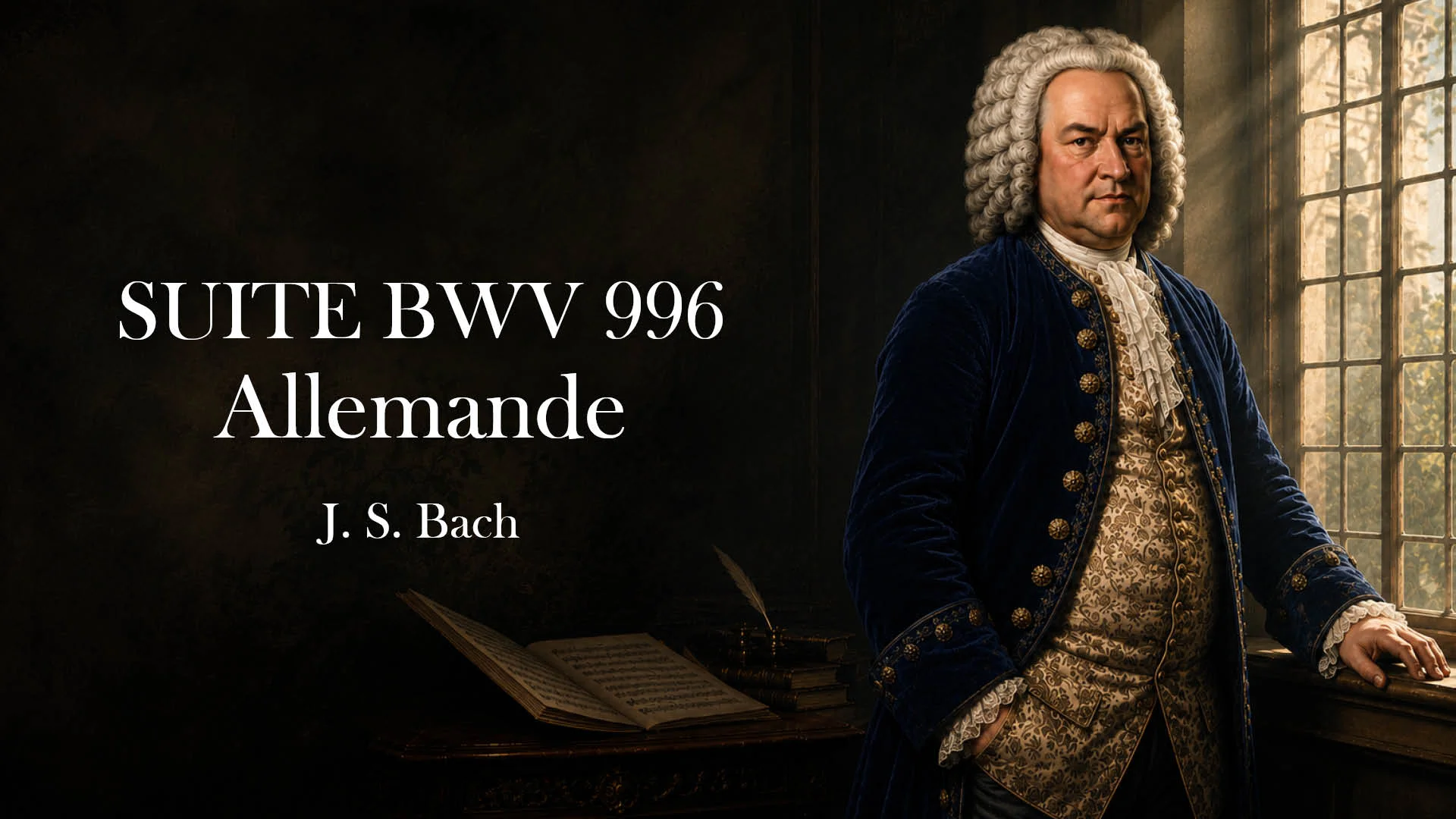 Allemande de la Suite en Mi menor, BWV 996