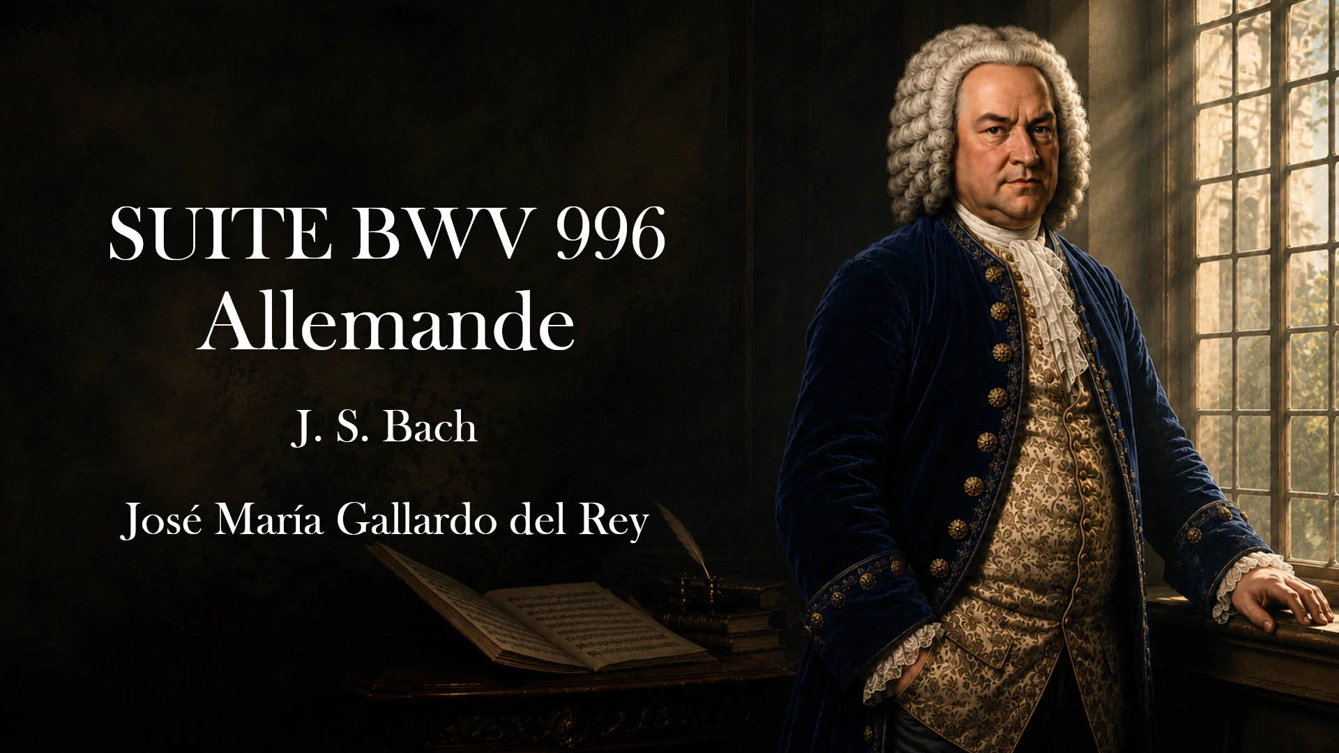 Allemande de la Suite en Mi menor, BWV 996